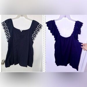 Women’s Navy Blue Tank Top’s / lot of 2